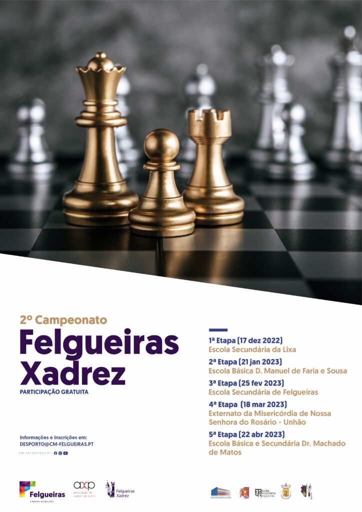 2º Campeonato Felgueiras Xadrez - 2ª etapa - Câmara Municipal de Felgueiras