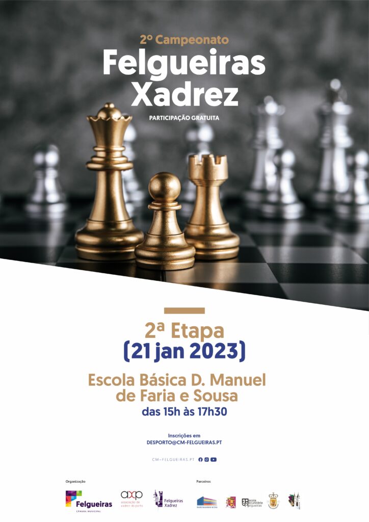 Inscrições com desconto para Campeonato de Xadrez vão até