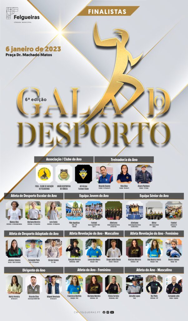 cartaz Gala do Desporto