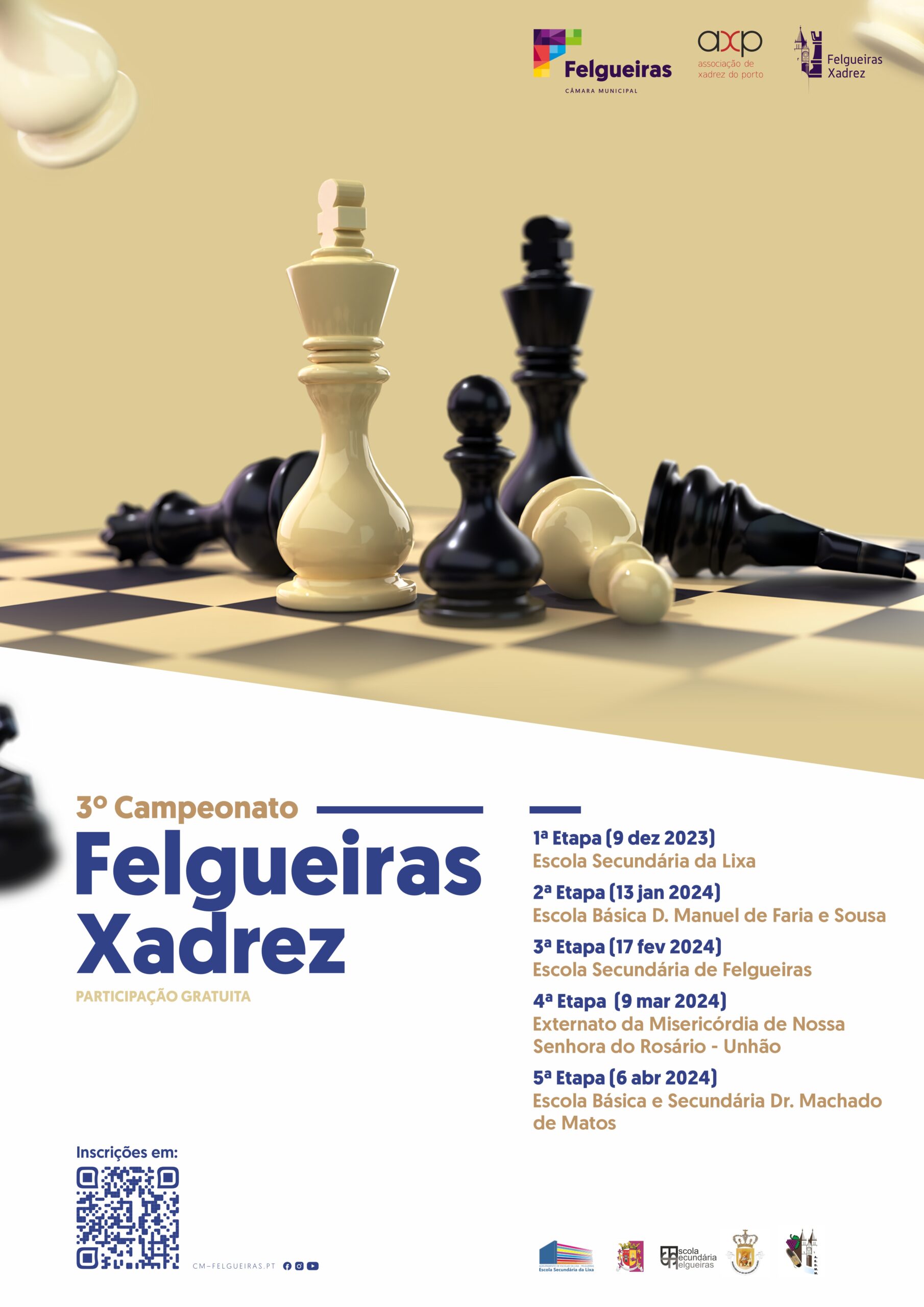 2º Campeonato Felgueiras Xadrez - 2ª etapa - Câmara Municipal de Felgueiras