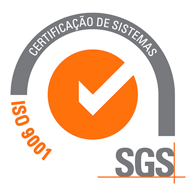 Logotipo Certificação de Sistemas SGS ISO 9001