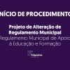 PROJETO DE ALTERAÇÃO DE REGULAMENTO MUNICIPAL