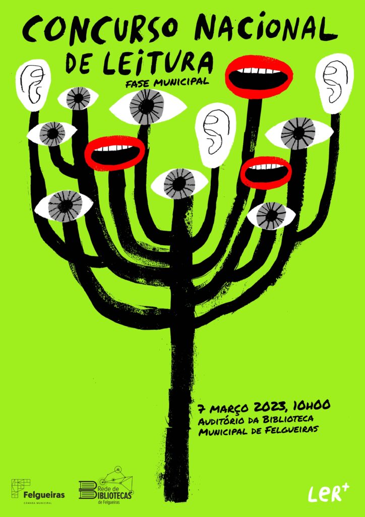 Cartaz Concurso nacional de leitura 7 de março