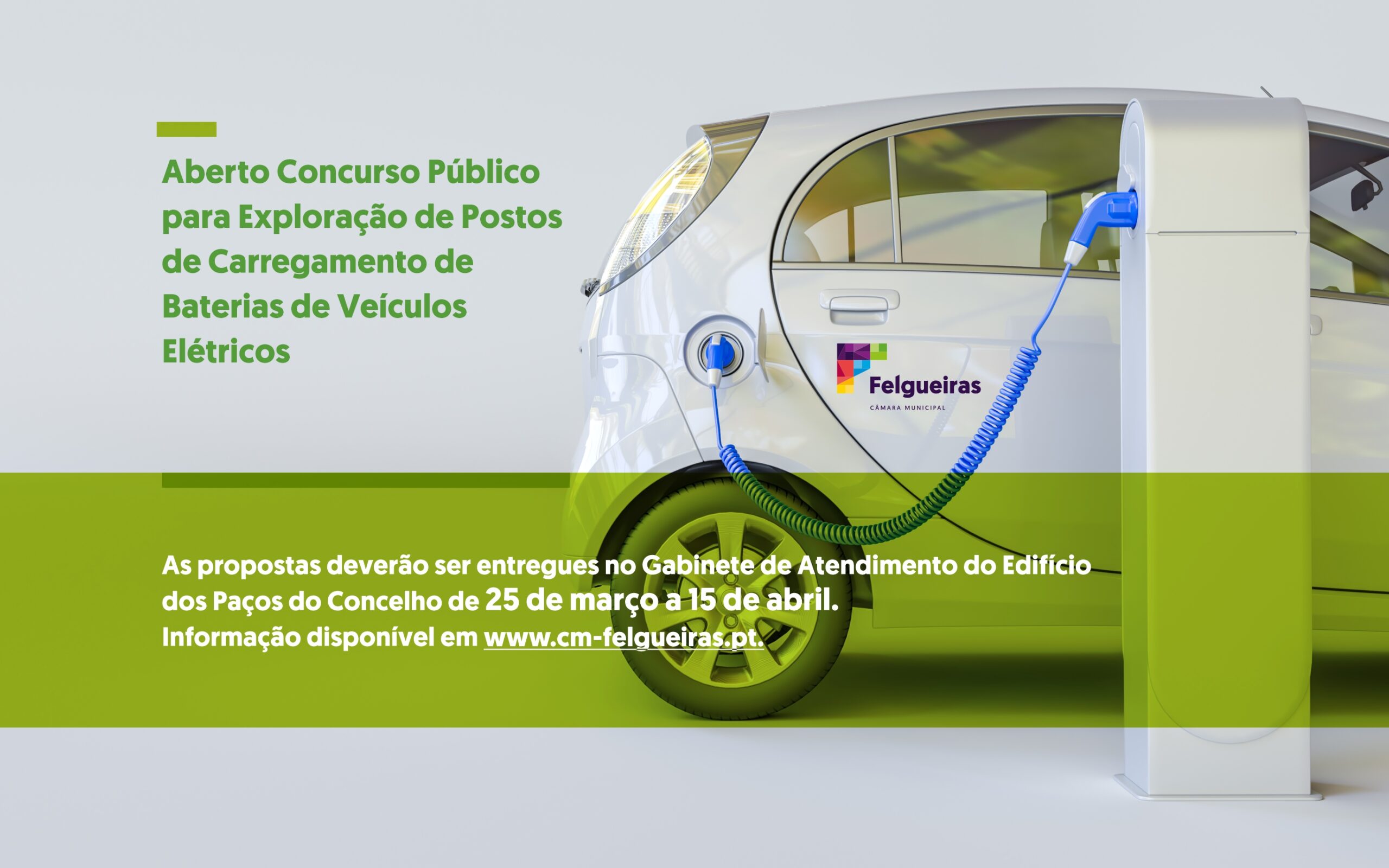 Anuncio-Hasta Pública Posto carregadores baterias veículos elétricos