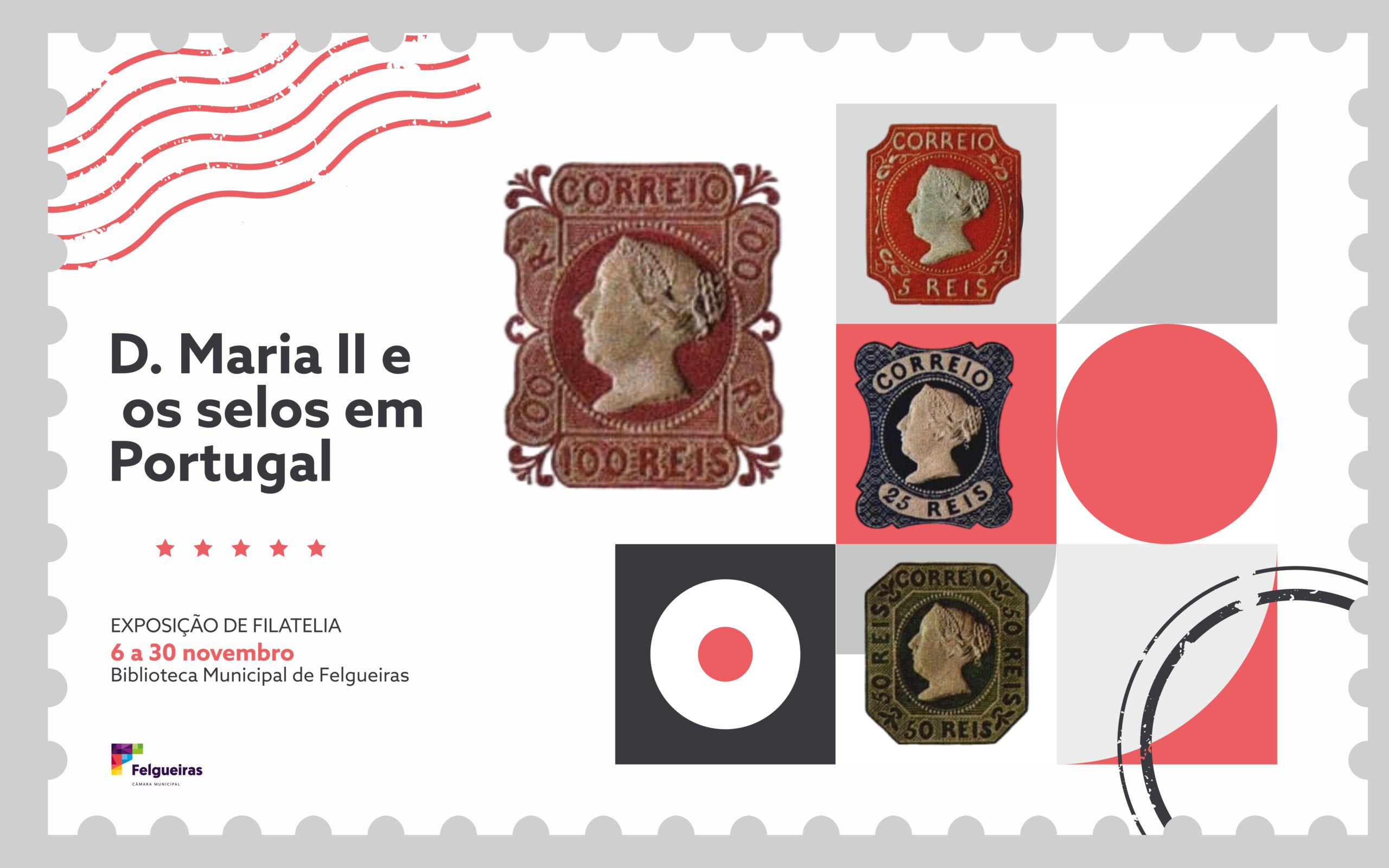 D. Maria II e os selos em Portugal