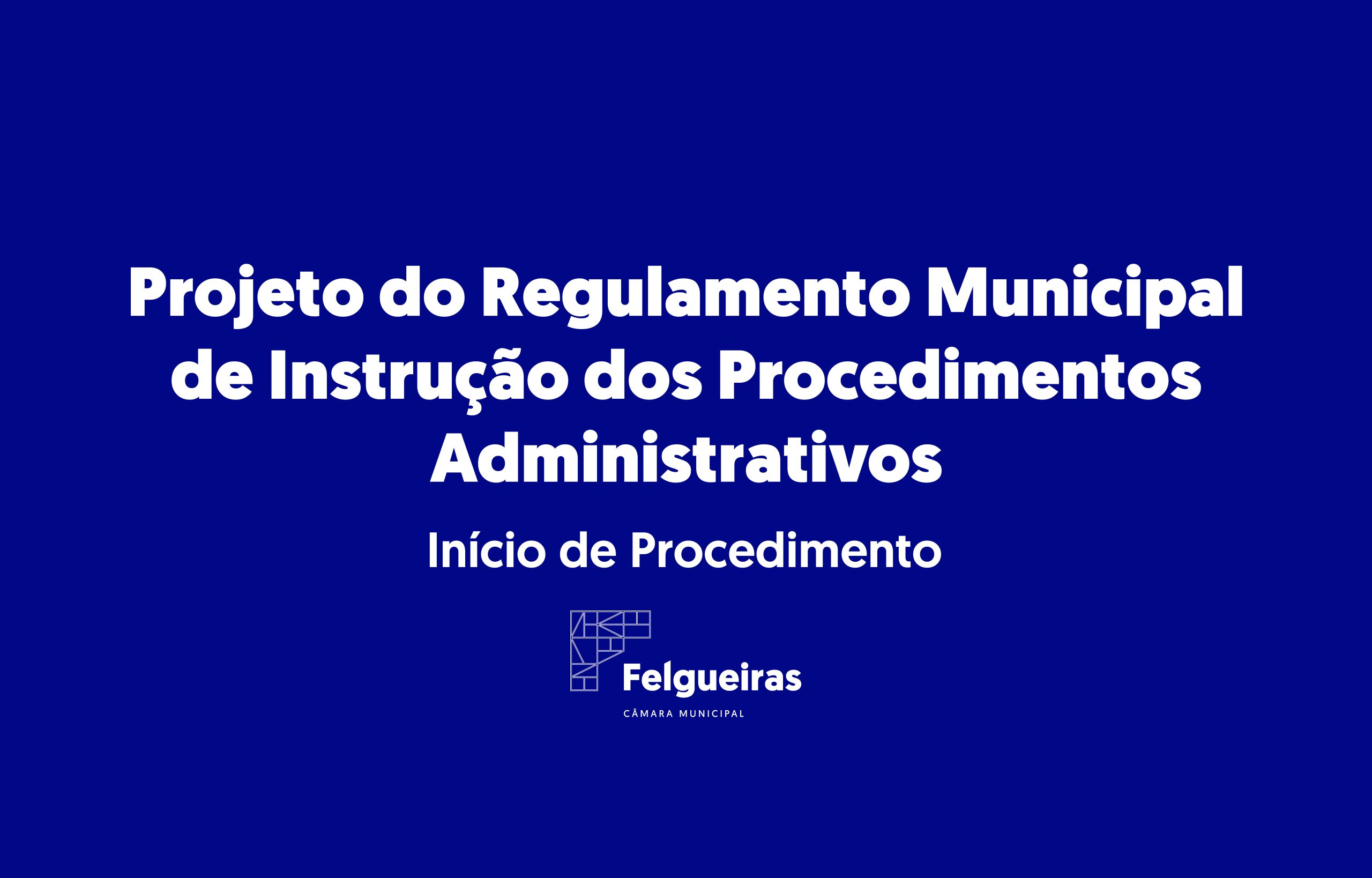 Projeto do Regulamento Municipal