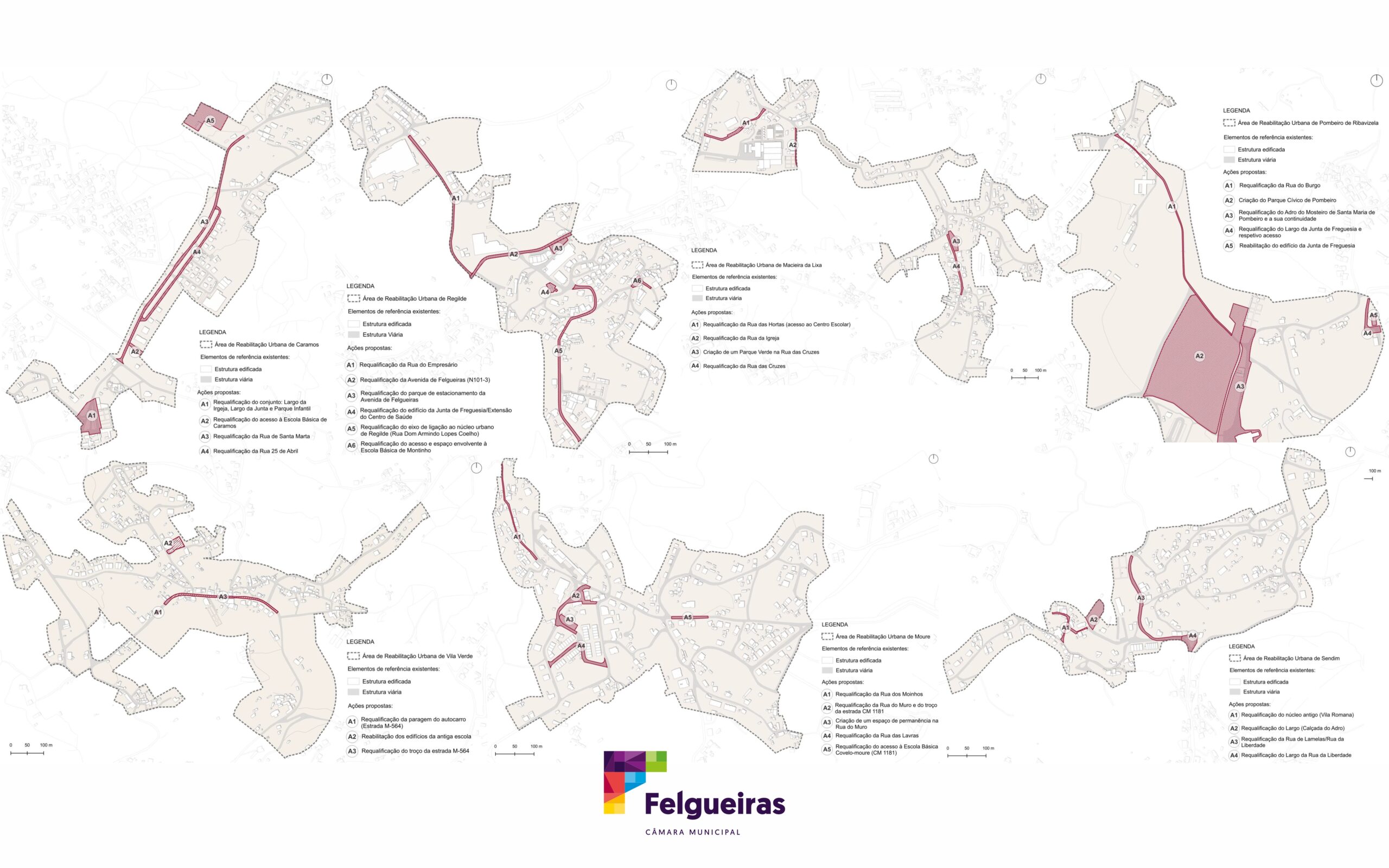 Discussão Pública das Operações de Reabilitação Urbana de Caramos, Macieira da Lixa, Moure, Pombeiro de Ribavizela, Regilde, Sendim e Vila Verde