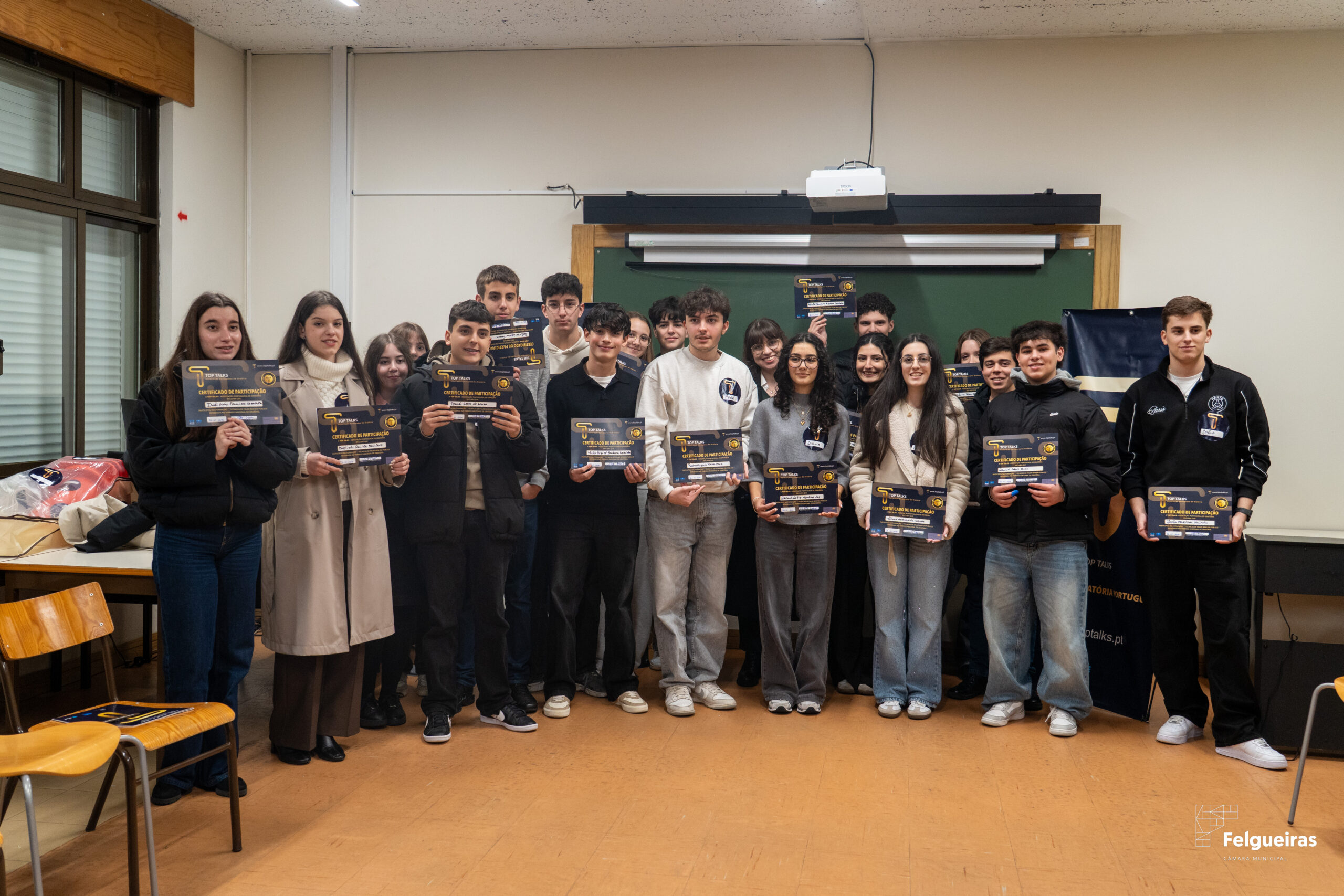 Workshop “TOP TALKS” volta a desafiar a capacidade de oratória dos/as alunos/as de Felgueiras