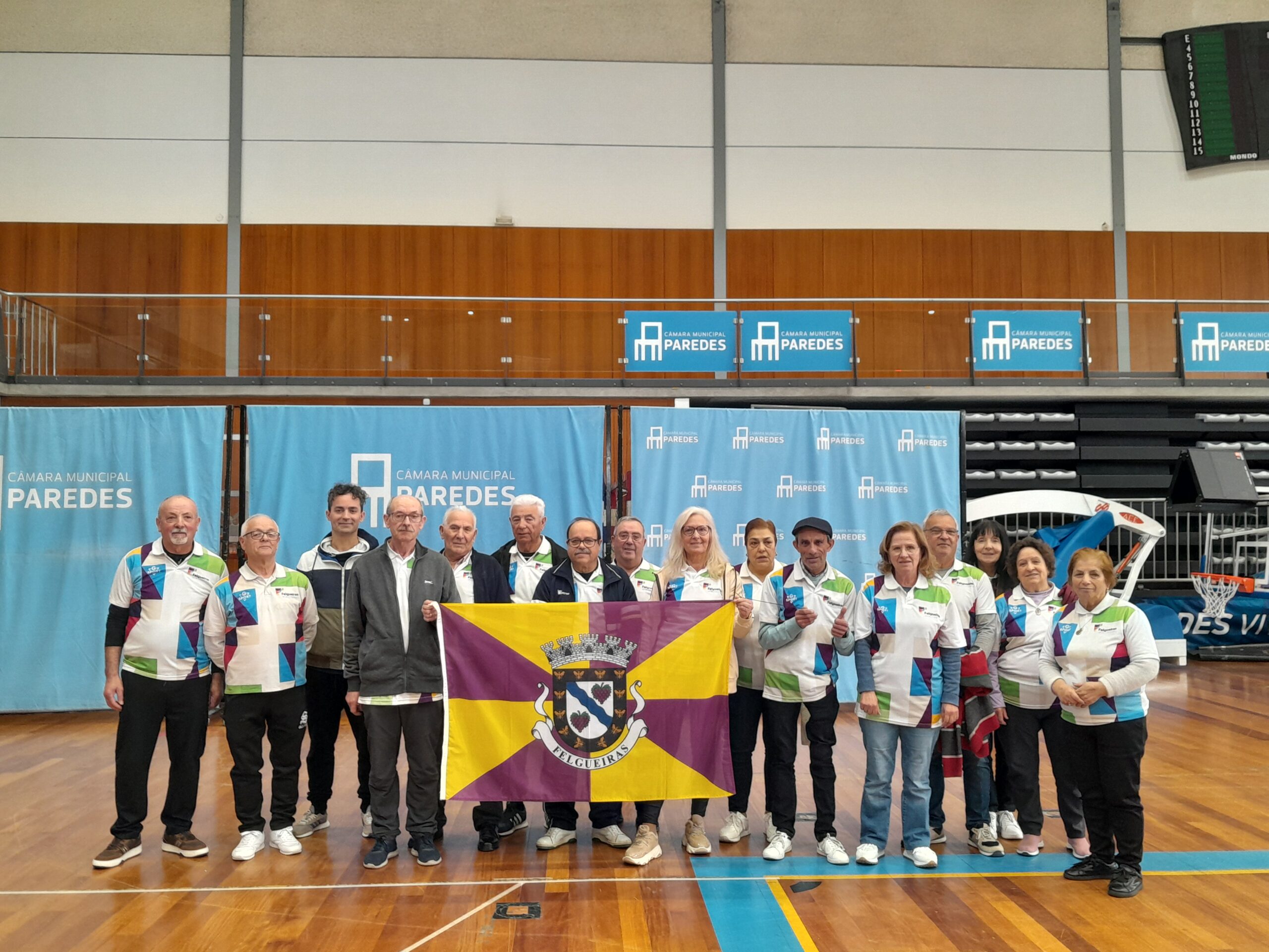 1.ª etapa da Liga Boccia Sénior INATEL 2026, no Pavilhão Multiusos da Rota dos Móveis, em Paredes.