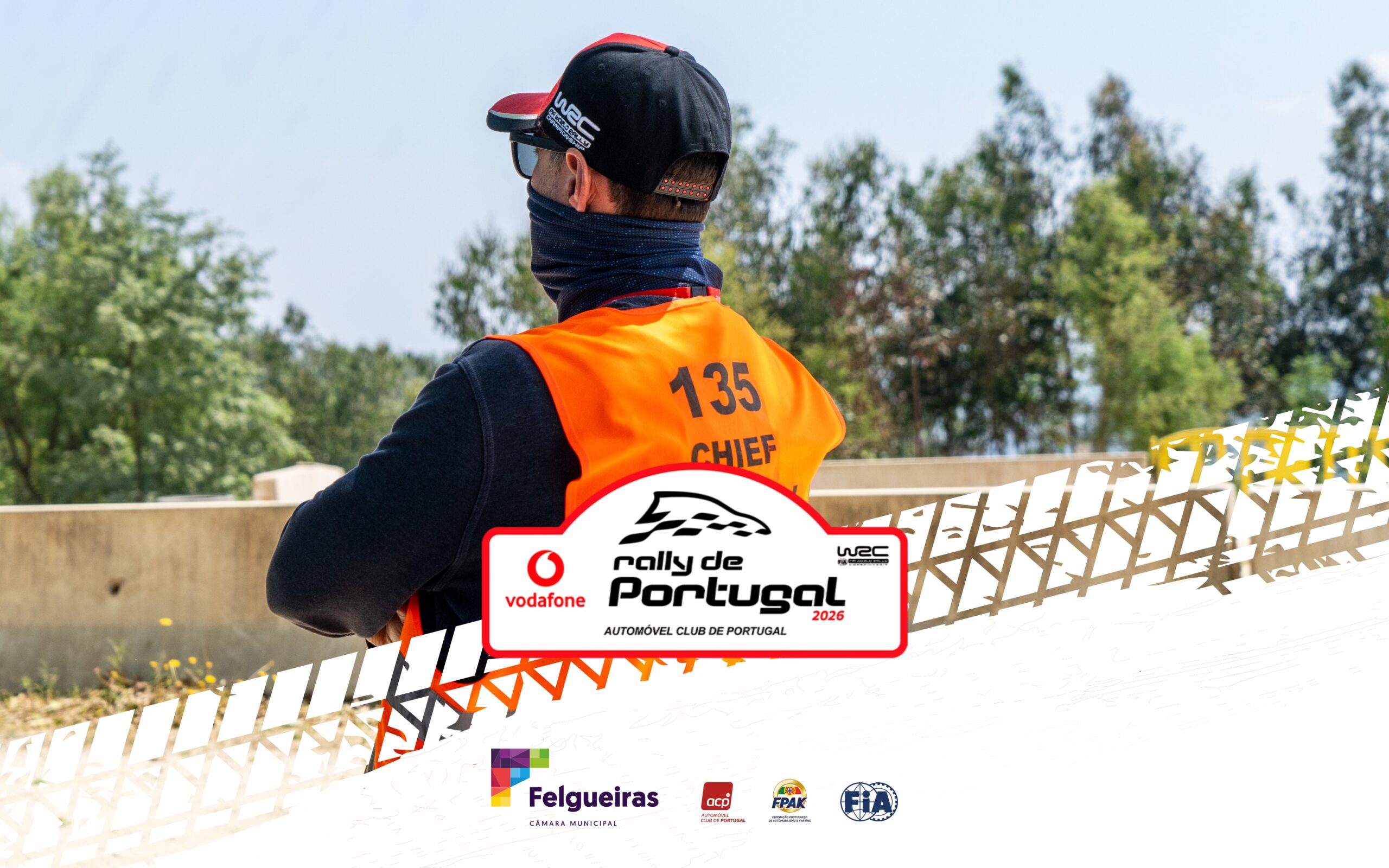 participar como Marshall no WRC Vodafone Rally de Portugal em Felgueiras