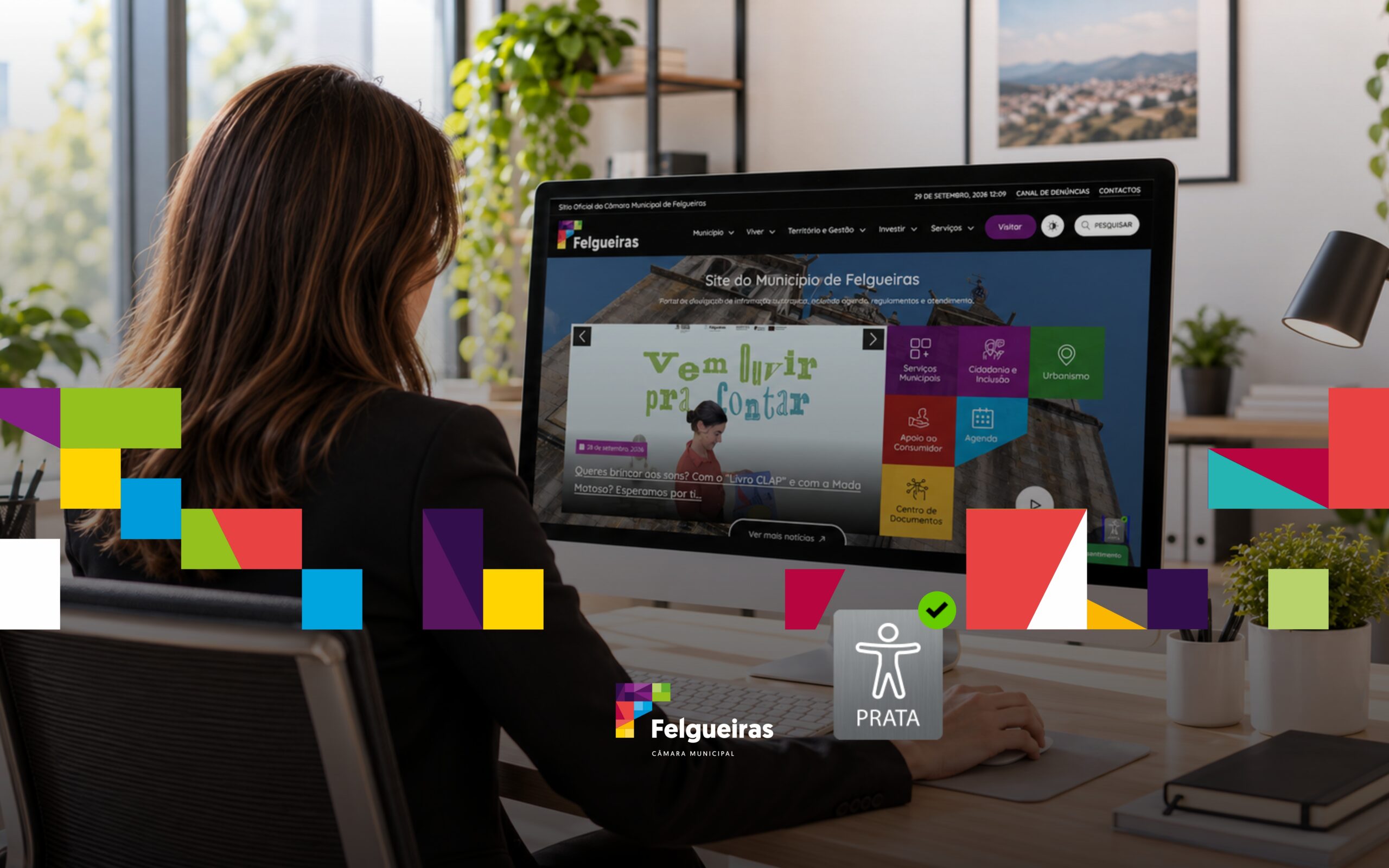 Um site mais acessível e inclusivo - Selo Prata