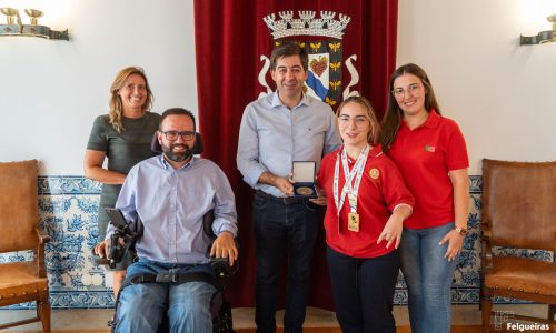 Atleta campeã mundial de Boccia Mónica Costa