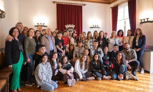 Alunos Erasmus recebidos no Salão Nobre