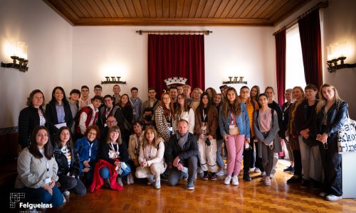 Professores e Alunos Europeus recebidos na Câmara Municipal de Felgueiras