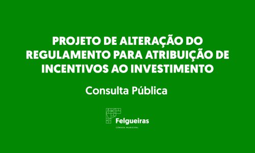 Projeto de Alteração do Regulamento para Atribuição de Incentivos ao Investimento