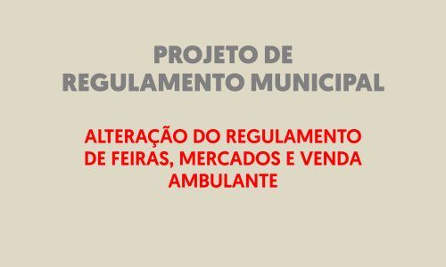Banner para Projeto de Regulamento Municipal