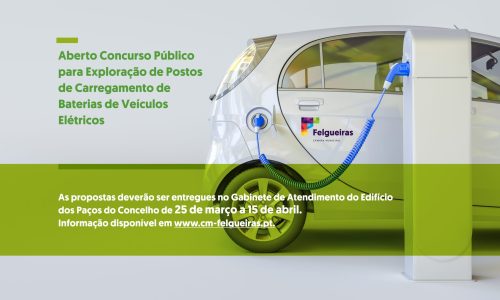 Anuncio-Hasta Pública Posto carregadores baterias veículos elétricos